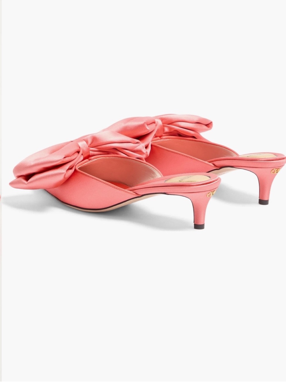 Valentino Garavani Yolande Bow Pointed Toe Mule Pump - Picture 6 of 8